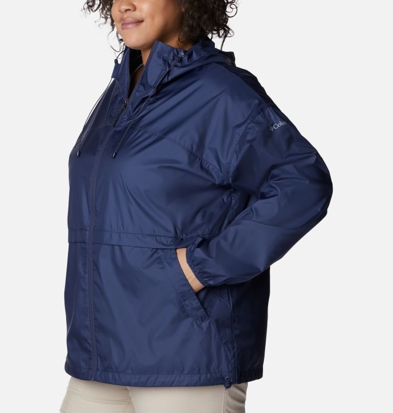 Jacheta Columbia Alpine Chill Windbreaker Dama Bleumarin | Plus Size HU1A87M0Z